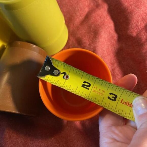 Five Tupperware cups ~ Vintage - Picture 10 of 14